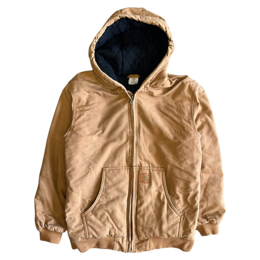 Carhartt ‘J130 BRN’ Brown Hooded Active Jacket