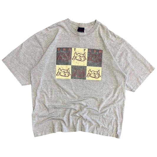 Y2K Phat Farm Grey Bull Logo Tee