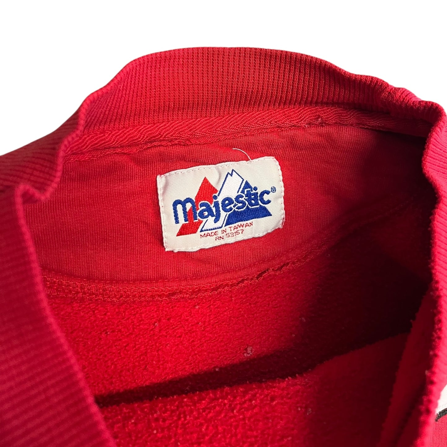 Y2K Majestic Reds Baseball Sweatshirt