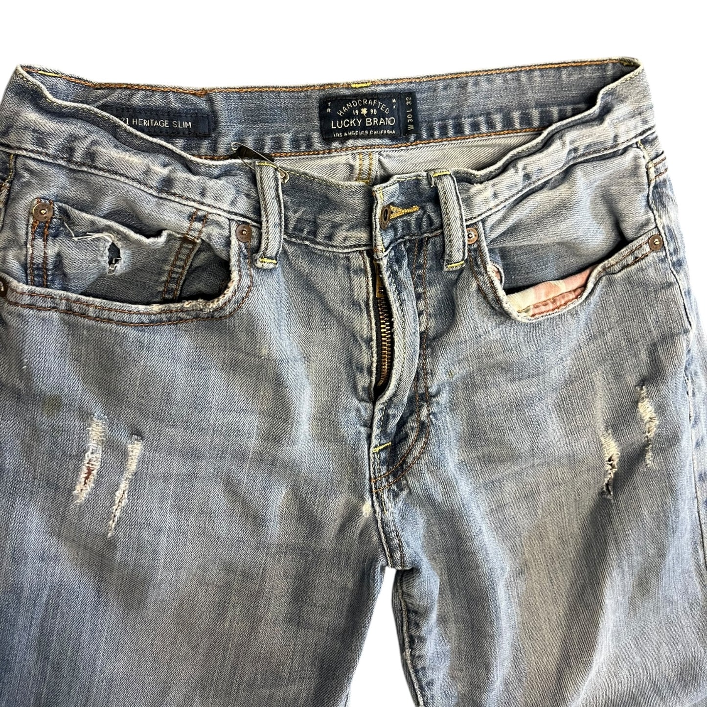 Lucky Brand 121 Heritage Slim Lightwash Jeans