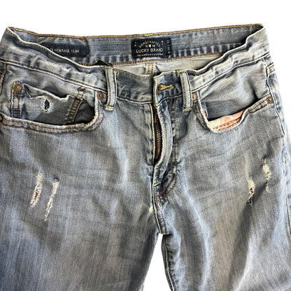 Lucky Brand 121 Heritage Slim Lightwash Jeans