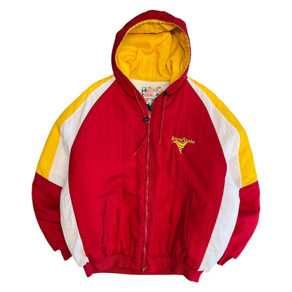 Vintage Iowa State Tornado Logo Puffer Jacket