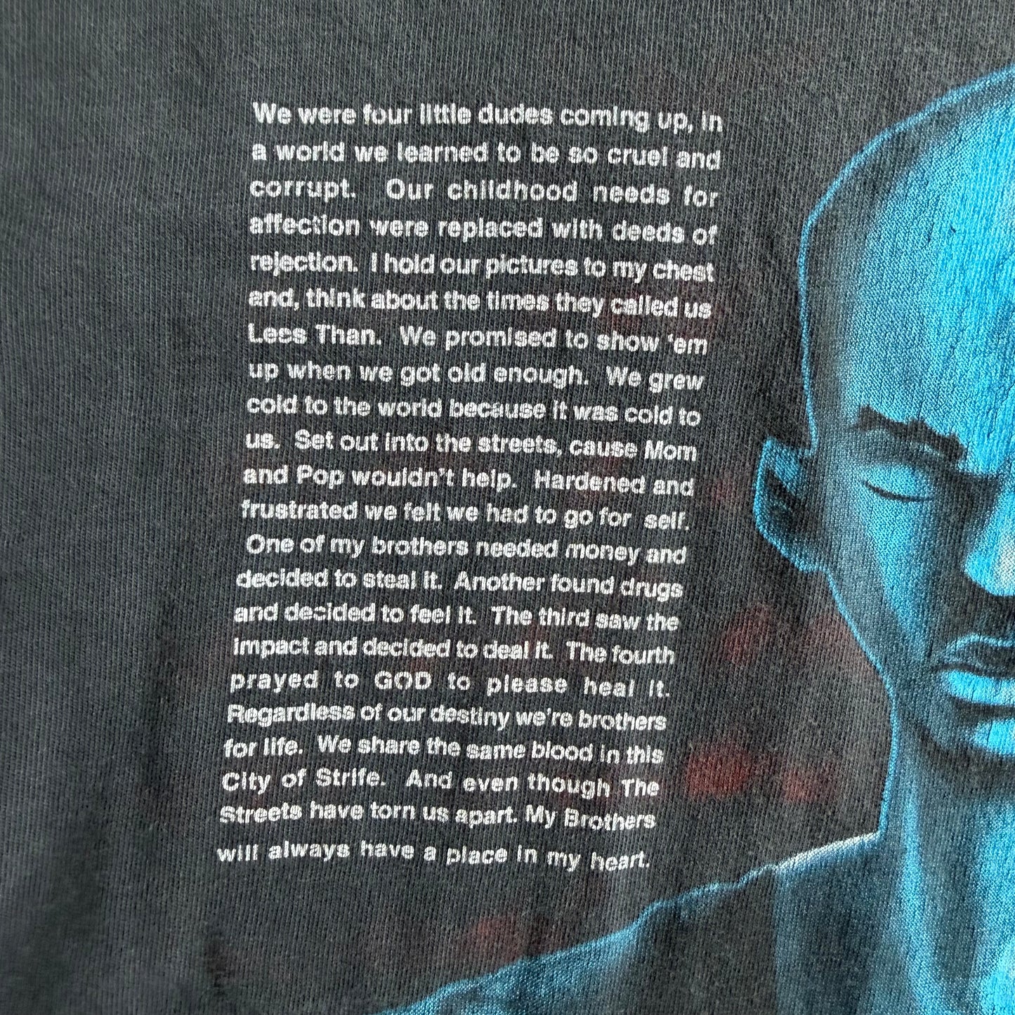 Vintage Da Link Went Blue Man Quote Longsleeve