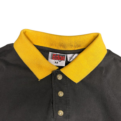 Vintage Iowa Hawkeyes Black & Yellow Polo Shirt