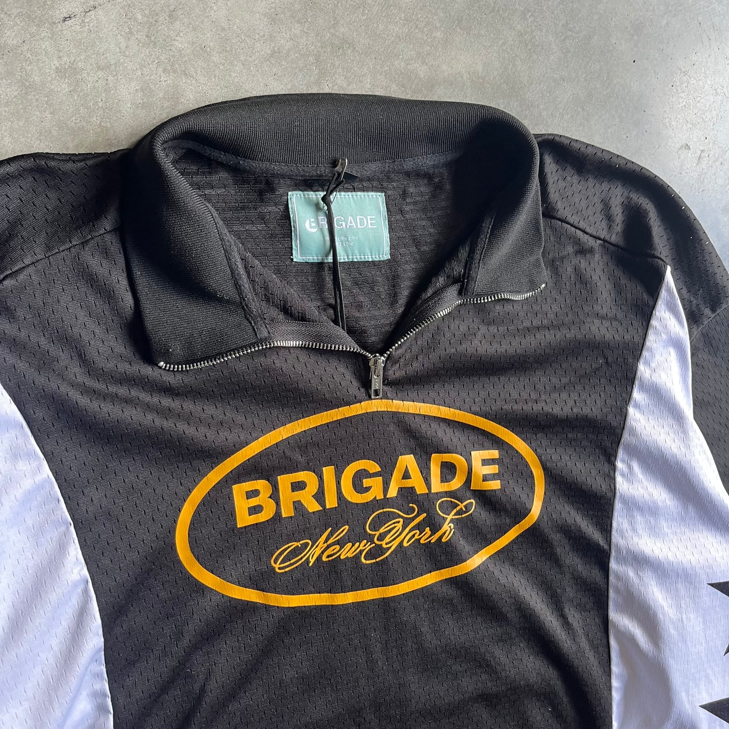 Brigade New York Mesh Motocross Quarter Zip Black