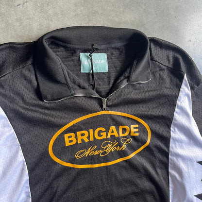 Brigade New York Mesh Motocross Quarter Zip Black
