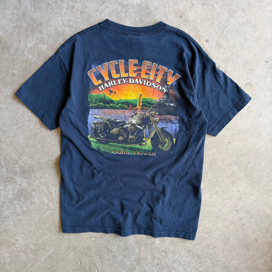 Harley Davidson Cycle City Navy T Shirt