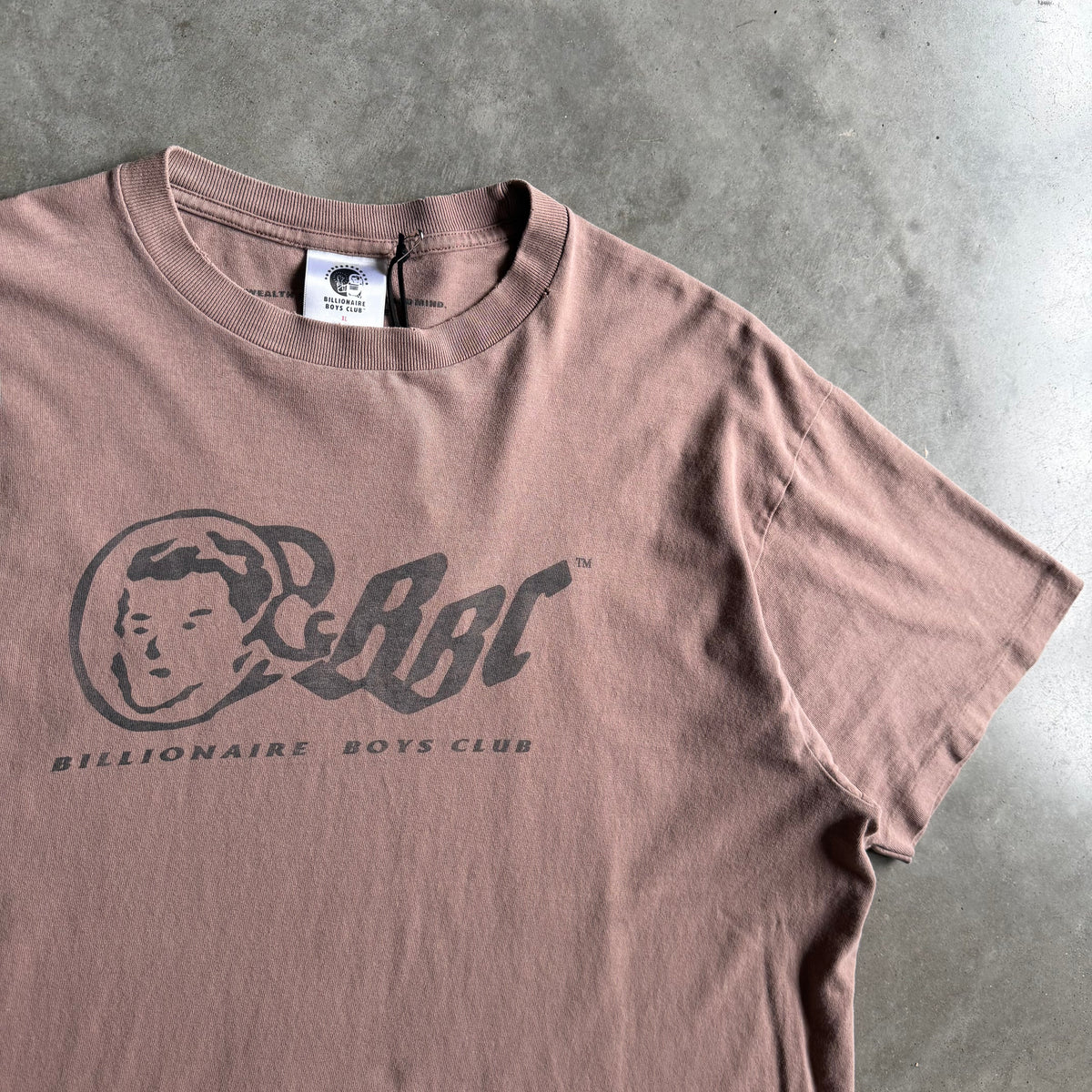 Billionaire Boys Club BBC Season 0 Brown Logo Spell-Out Tee