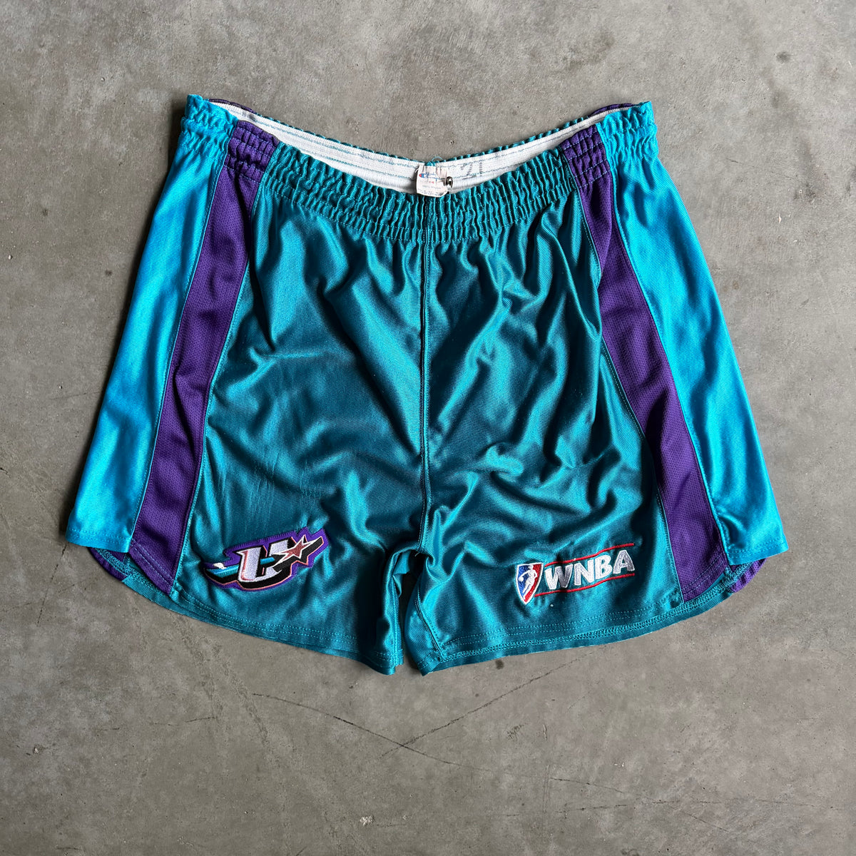 Vintage WNBA Utah Starzz Ladies Champions Game Worn Basketball Shorts