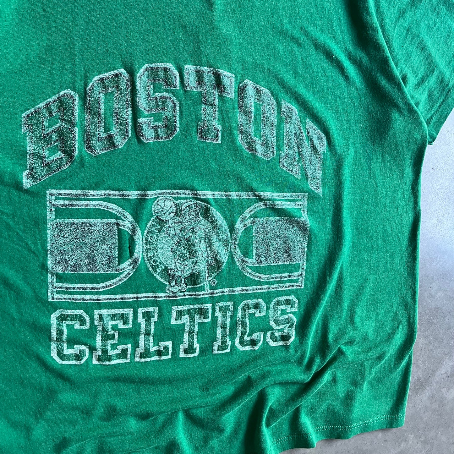 Vintage Champion Boston Celtics Faded Graphic Tee