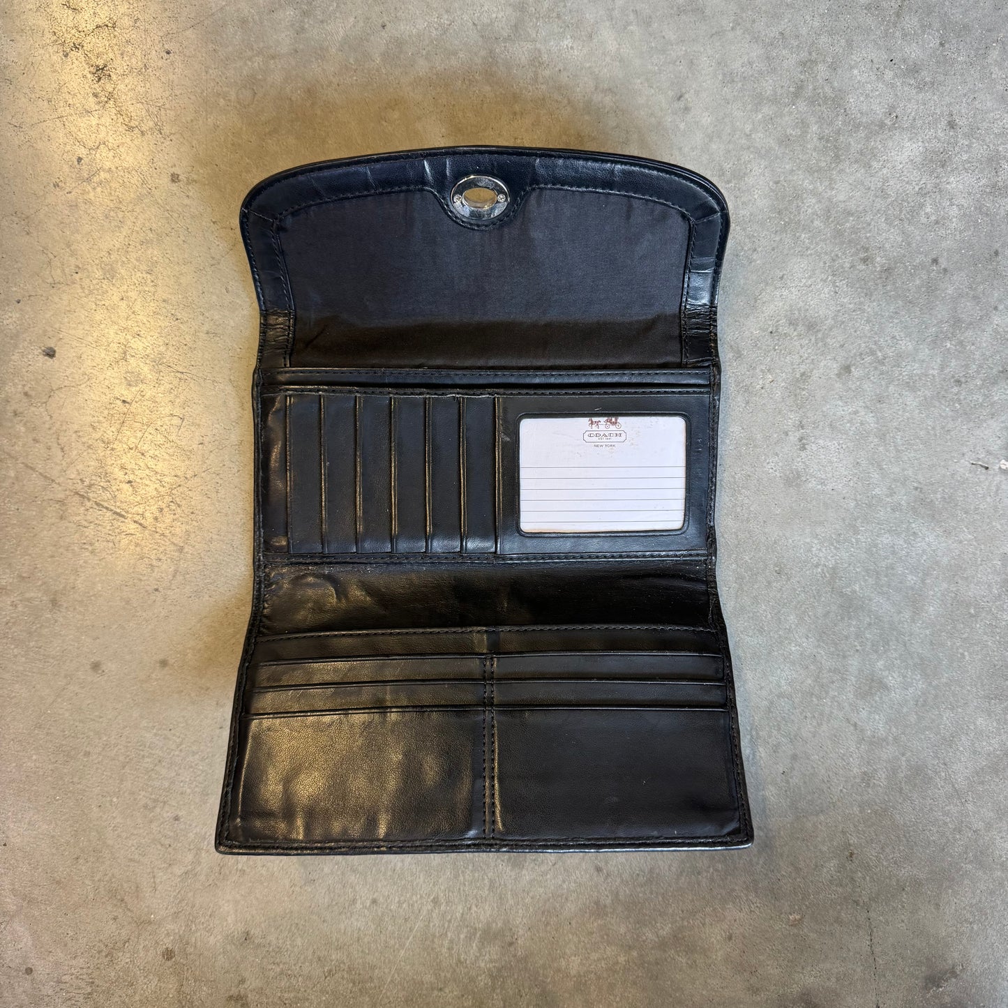 Coach Y2K Monogram Turnlock Wallet