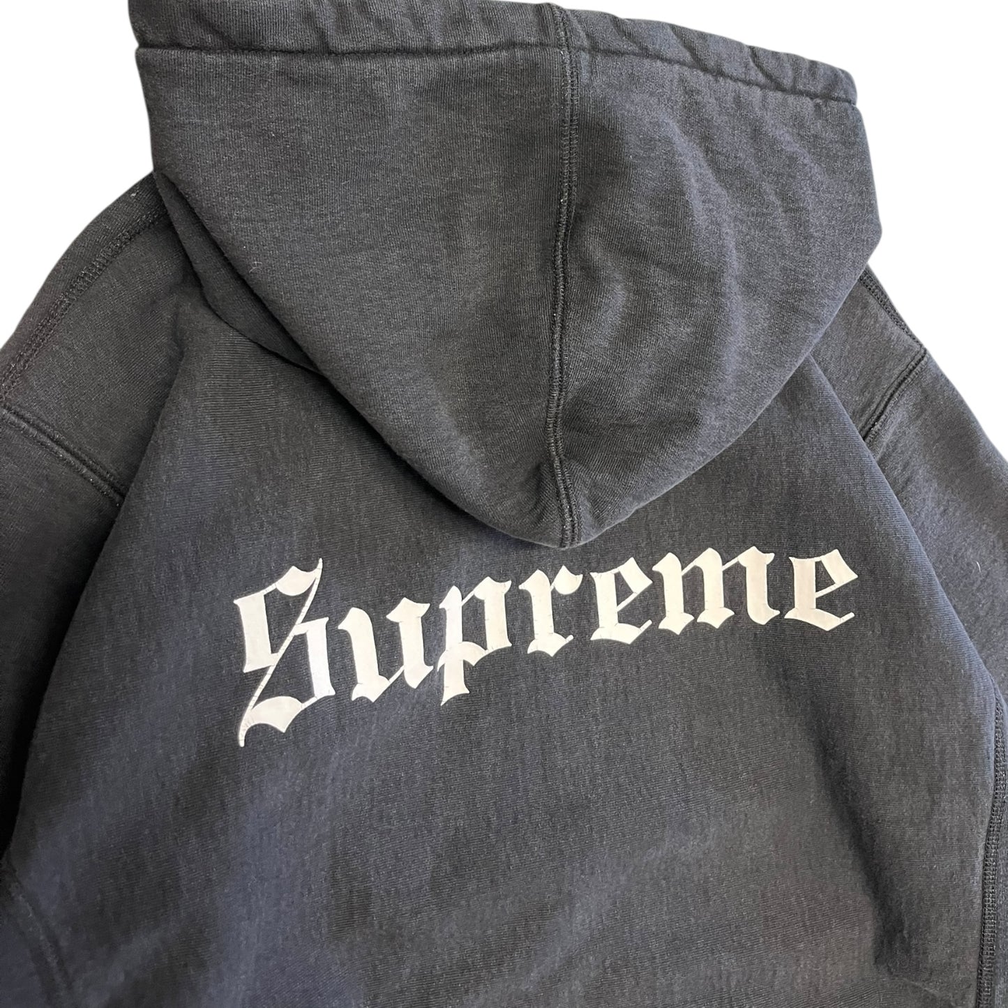 FW14 Supreme Burning Crosses Madonna Hoodie
