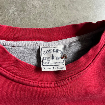 Vintage Indian Hills Faded Red Sweatshirt