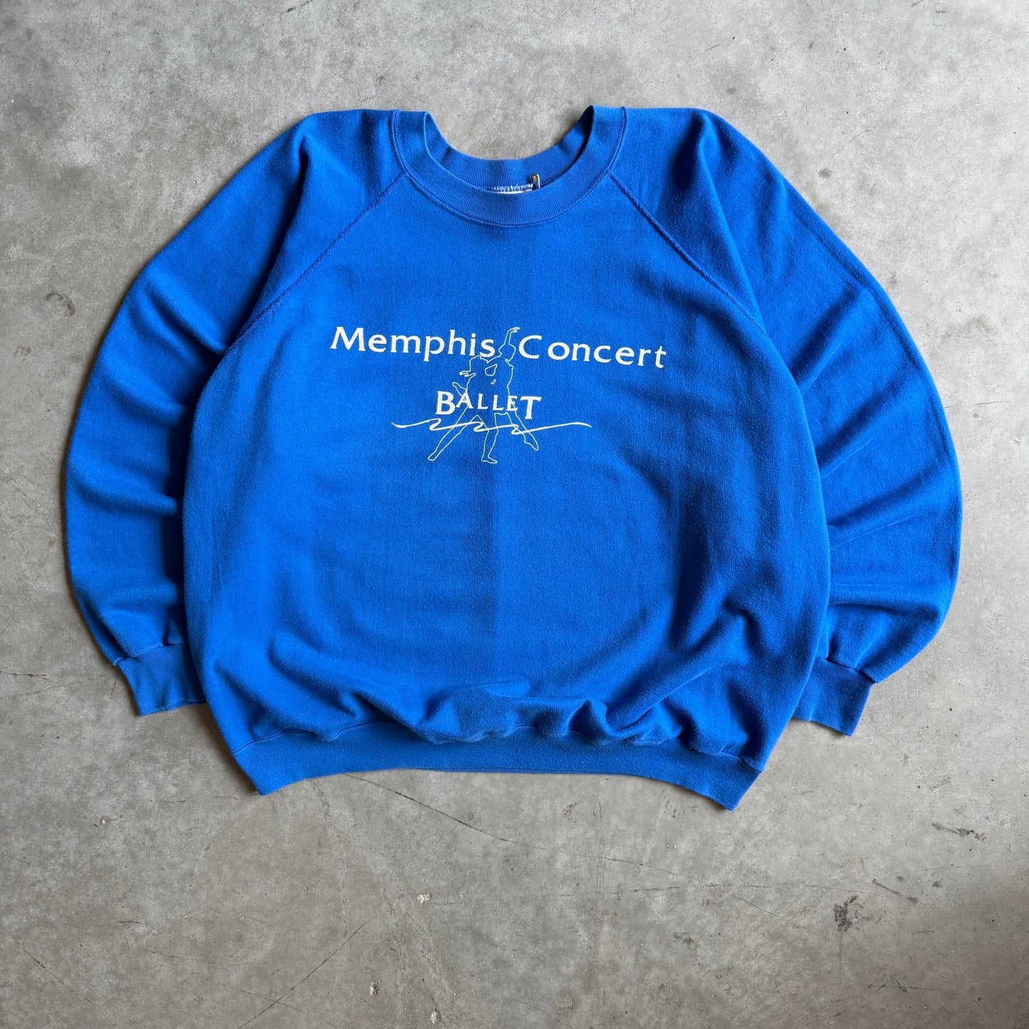 Vintage Memphis Concert Ballet Raglan Sweatshirt