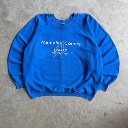 Vintage Memphis Concert Ballet Raglan Sweatshirt