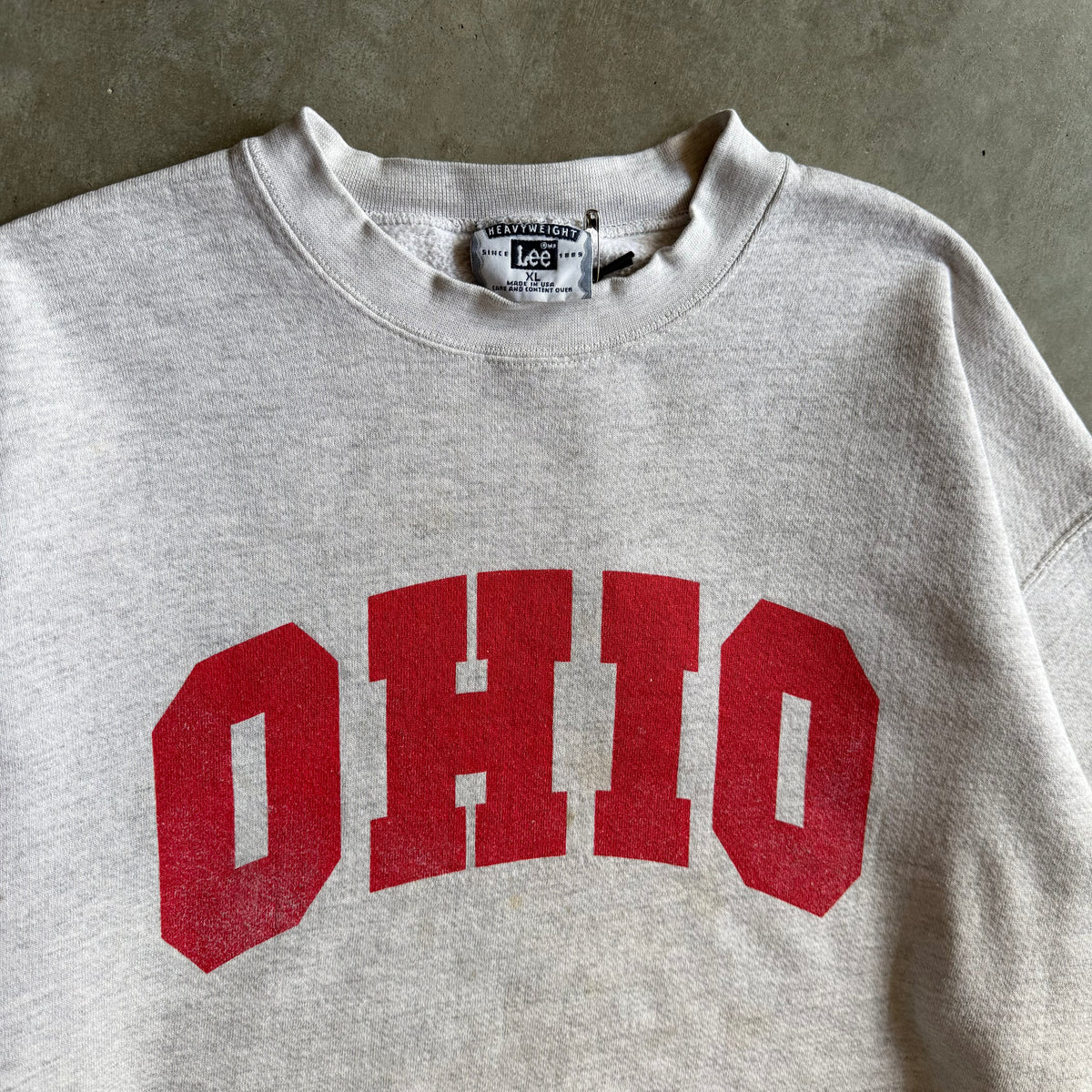 Vintage Ohio Red Spell-Put Gray Sweatshirt