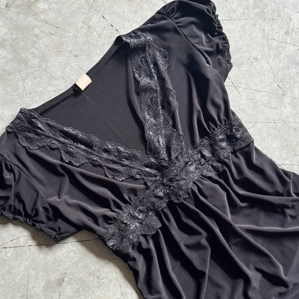 Women’s Y2K Vanity Black Lace Babydoll