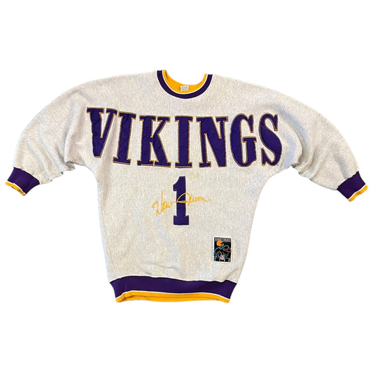 90s Warren Moon Vikings Big Spell Sweatshirt