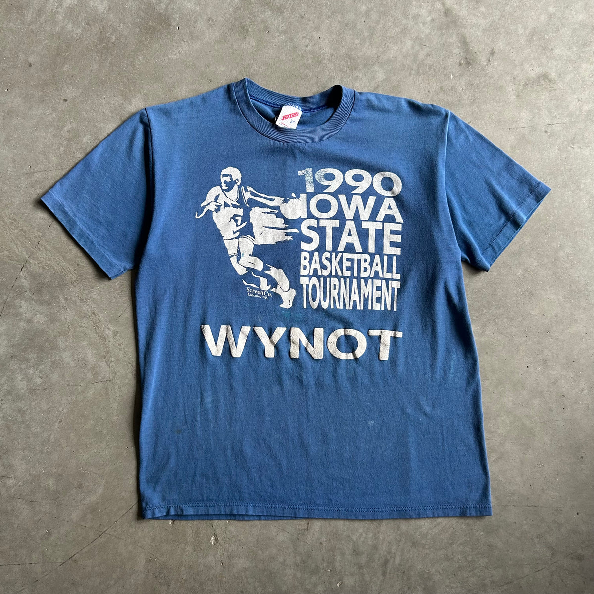 Vintage 1990 Iowa State Basketball Tournament T Shirt
