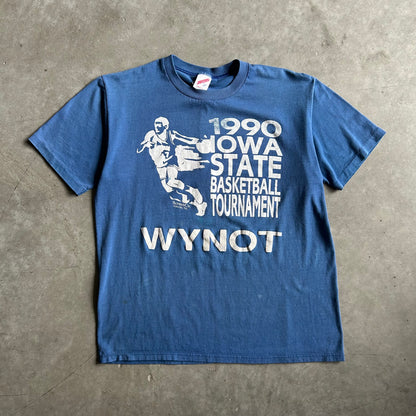 Vintage 1990 Iowa State Basketball Tournament T Shirt