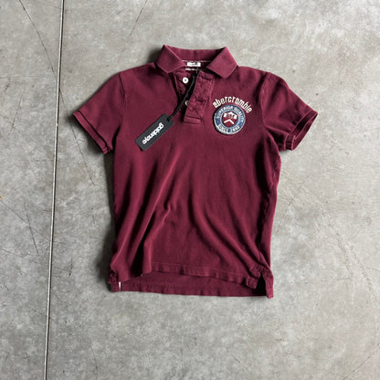 Women’s Y2K Abercrombie & Fitch Burgundy Polo w/ Crest