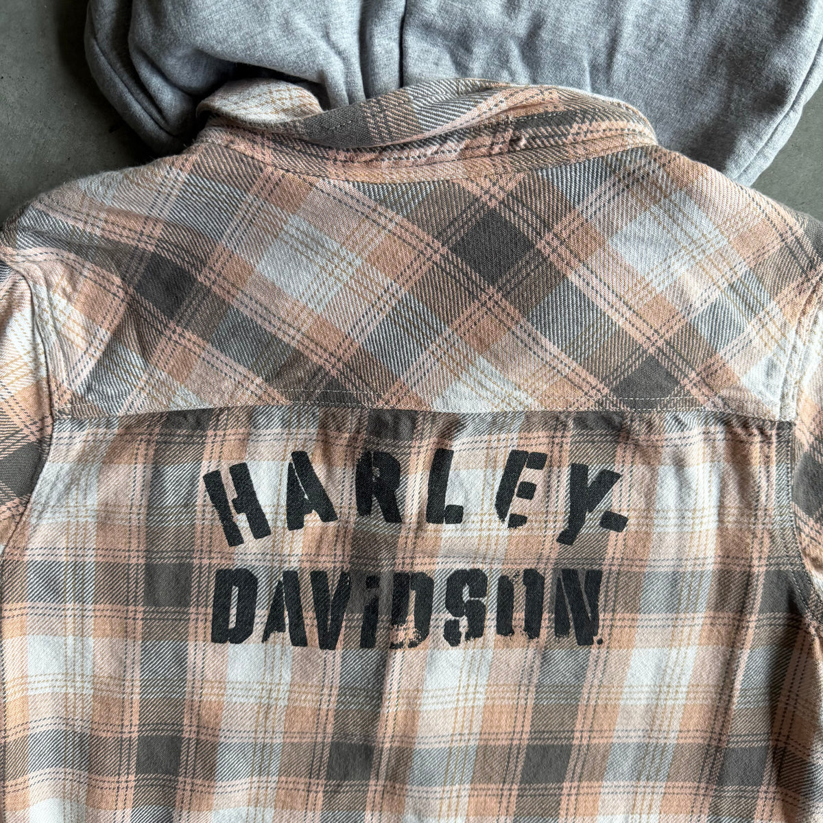 Harley Davidson Flannel Hoodie