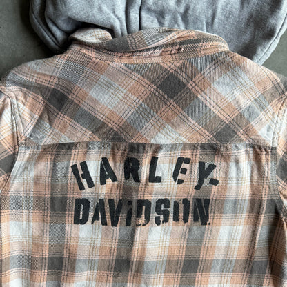 Harley Davidson Flannel Hoodie