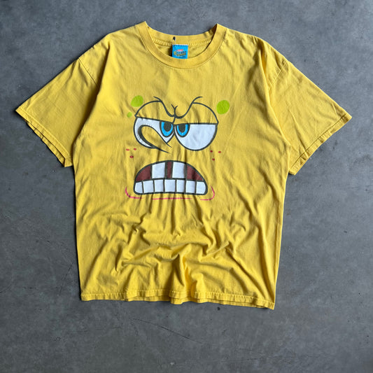 Vintage SpongeBob SquarePants Karate Big Face T Shirt
