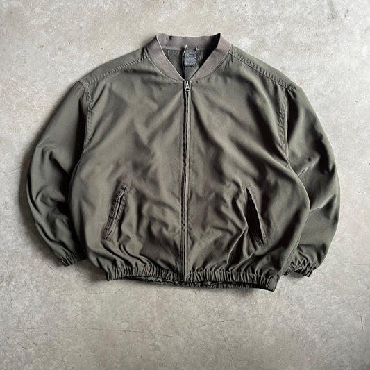 Y2K Green Bomber Jacket Windbreaker