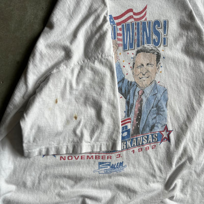 Vintage Bill Clinton Gore 1992 Salem Sportswear T Shirt