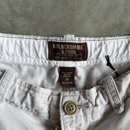Y2K Abercrombie & Fitch Khaki Cargo Shorts