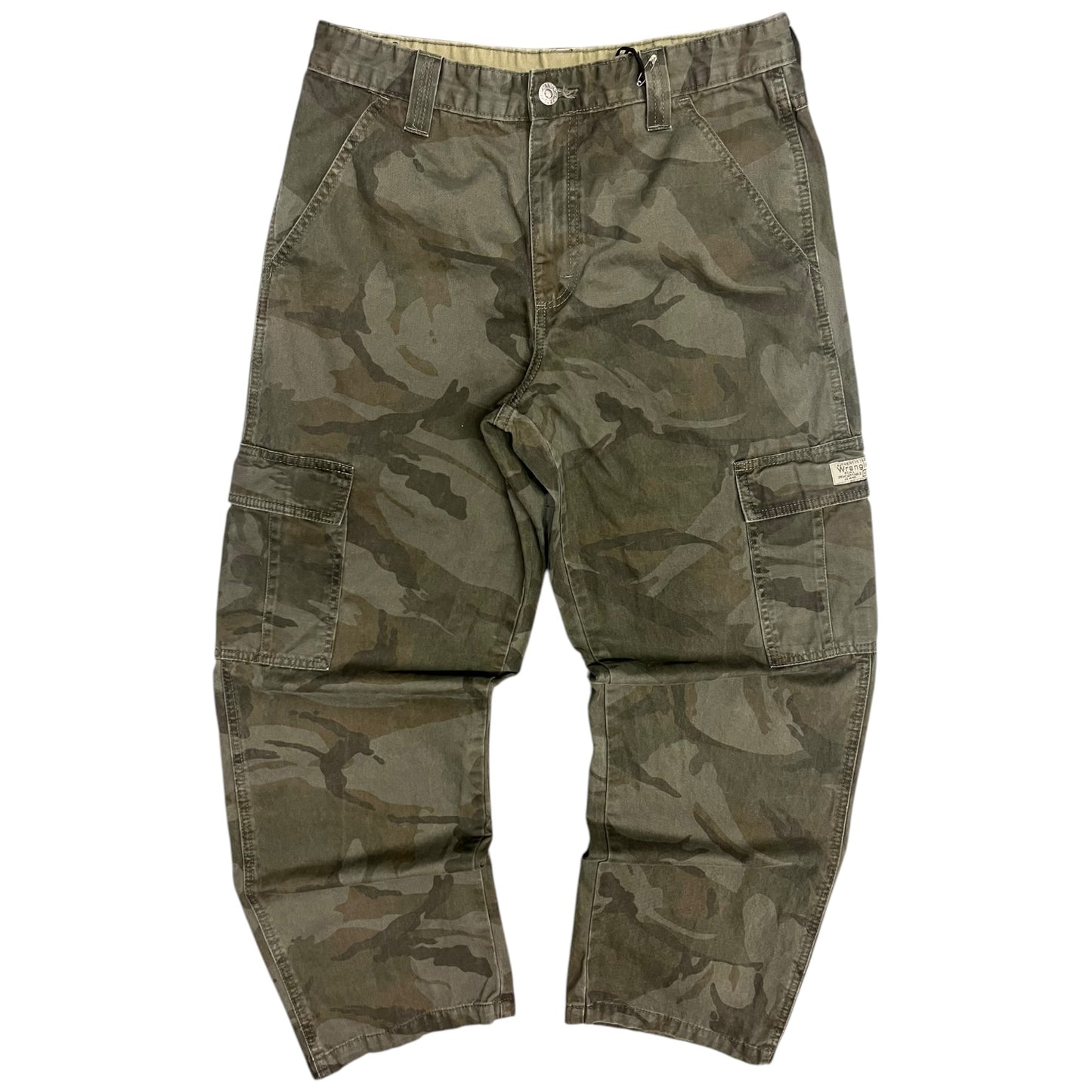 Y2K Wrangler Woodland Camo Cargo Pants