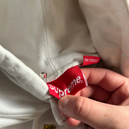 FW18 Supreme Love It Or Hate It White Hoodie