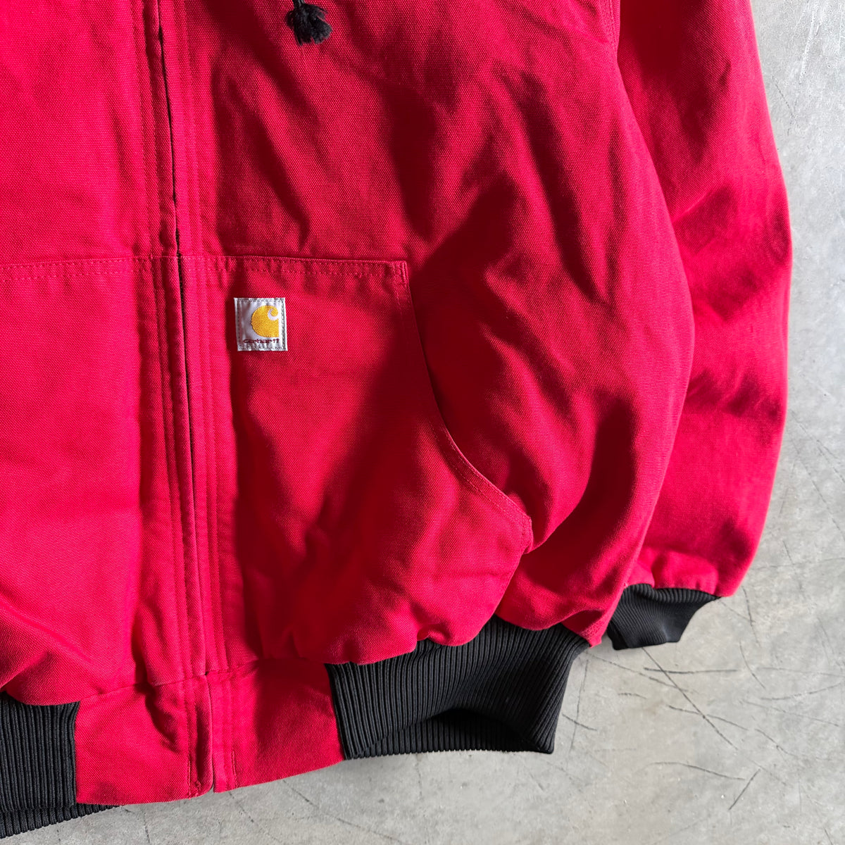 Carhartt ‘J130 Red’ Red Quilt Lined Active Jacket