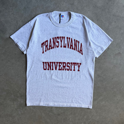 Vintage Russell Transylvania University Spell Out T Shirt