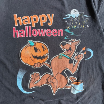 Vintage Scooby-Do Halloween Pumpkin Painting Tee
