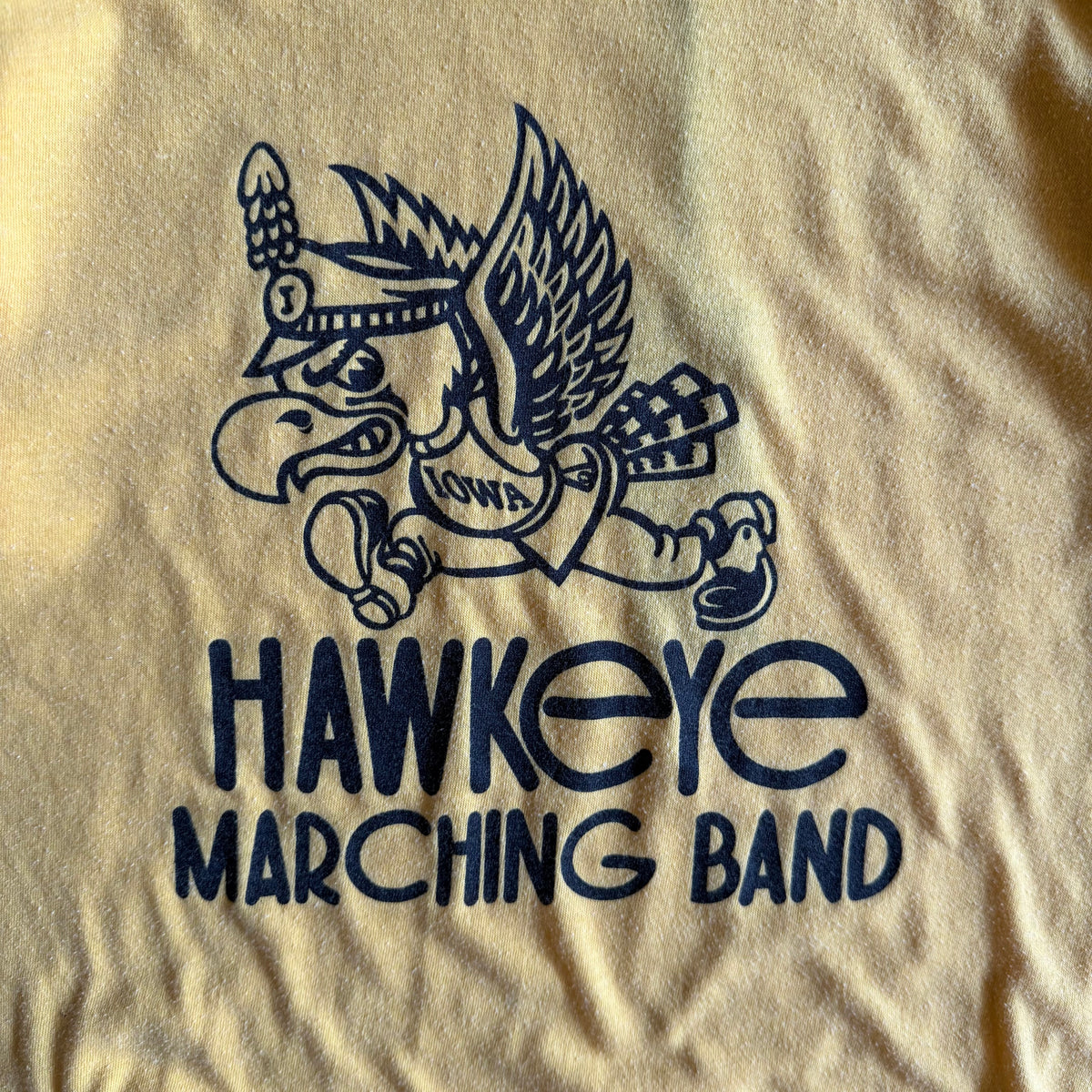 Vintage Iowa Hawkeyes Marching Band T Shirt