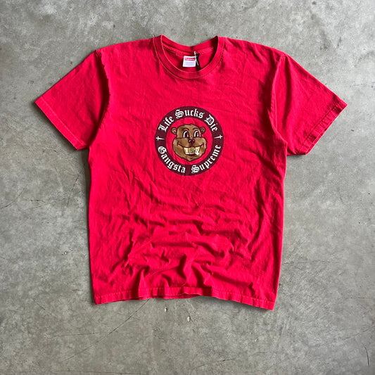 Supreme FW18 “Life Sucks Die” Tee - Red