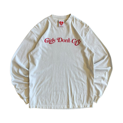 Girls Don’t Cry Butterfly L/S White Tee