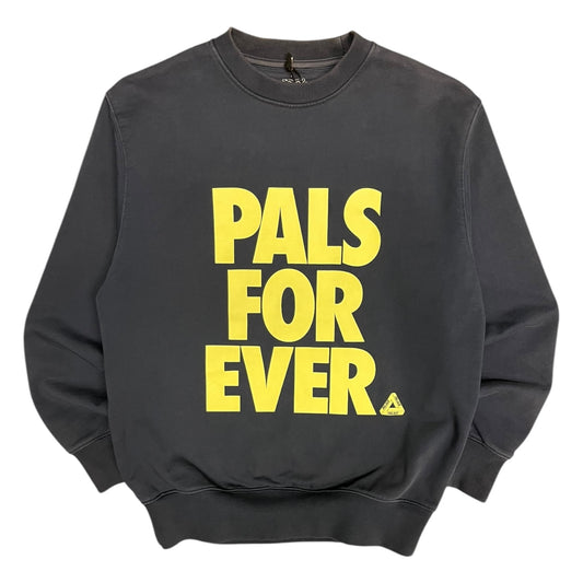 Palace Pals For Ever Text Crewneck Sweatshirt