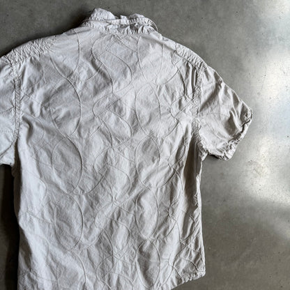 Y2K Recess Spiral Stitch Utility Button Up