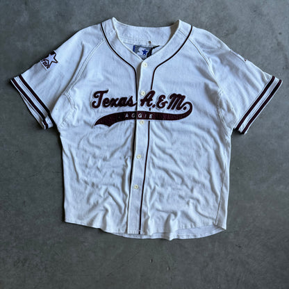 Vintage Texas A&M Aggies Starter Cotton Baseball Jersey