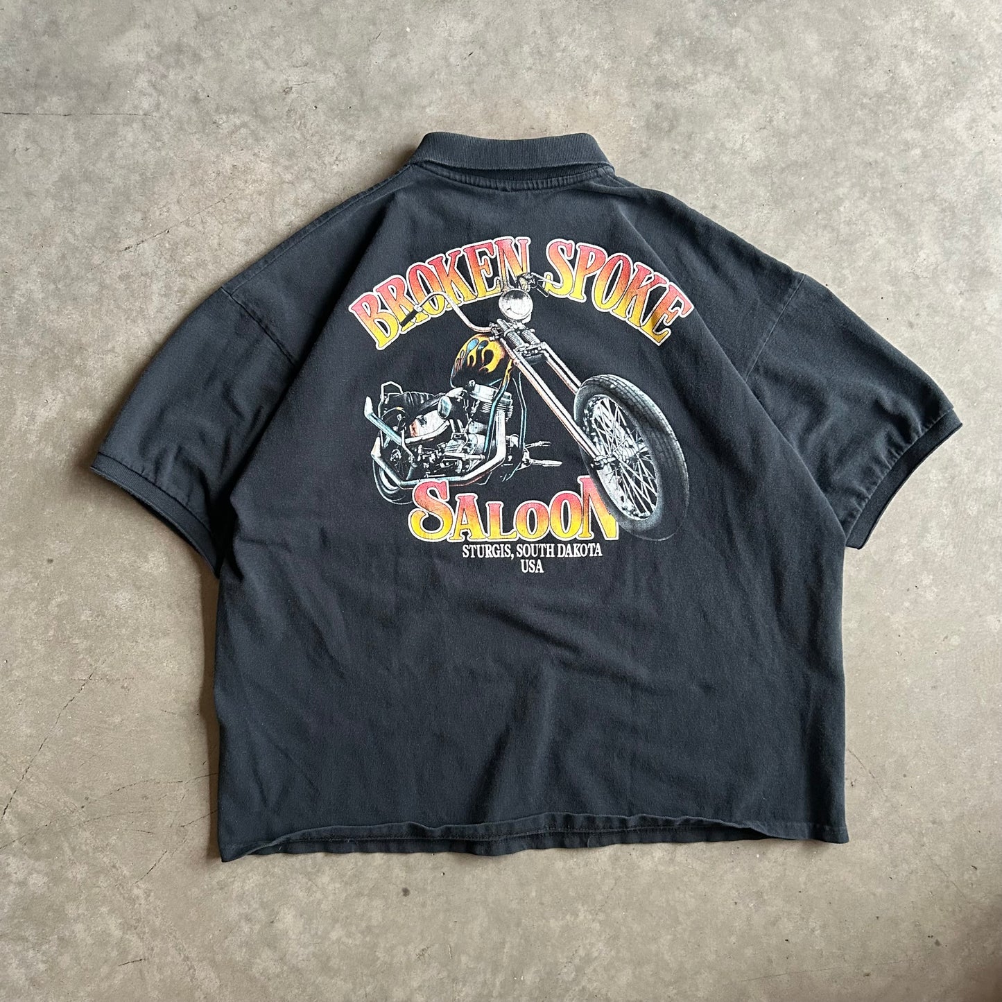 Vintage Broken Spoke Saloon Polo Tee