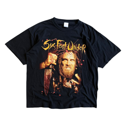 Y2K Six Feet Under Die Motherf***** Die T Shirt