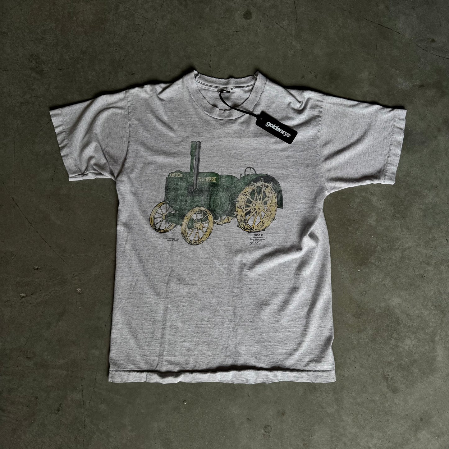 Vintage Tractor Model 1936 D Gray Tee