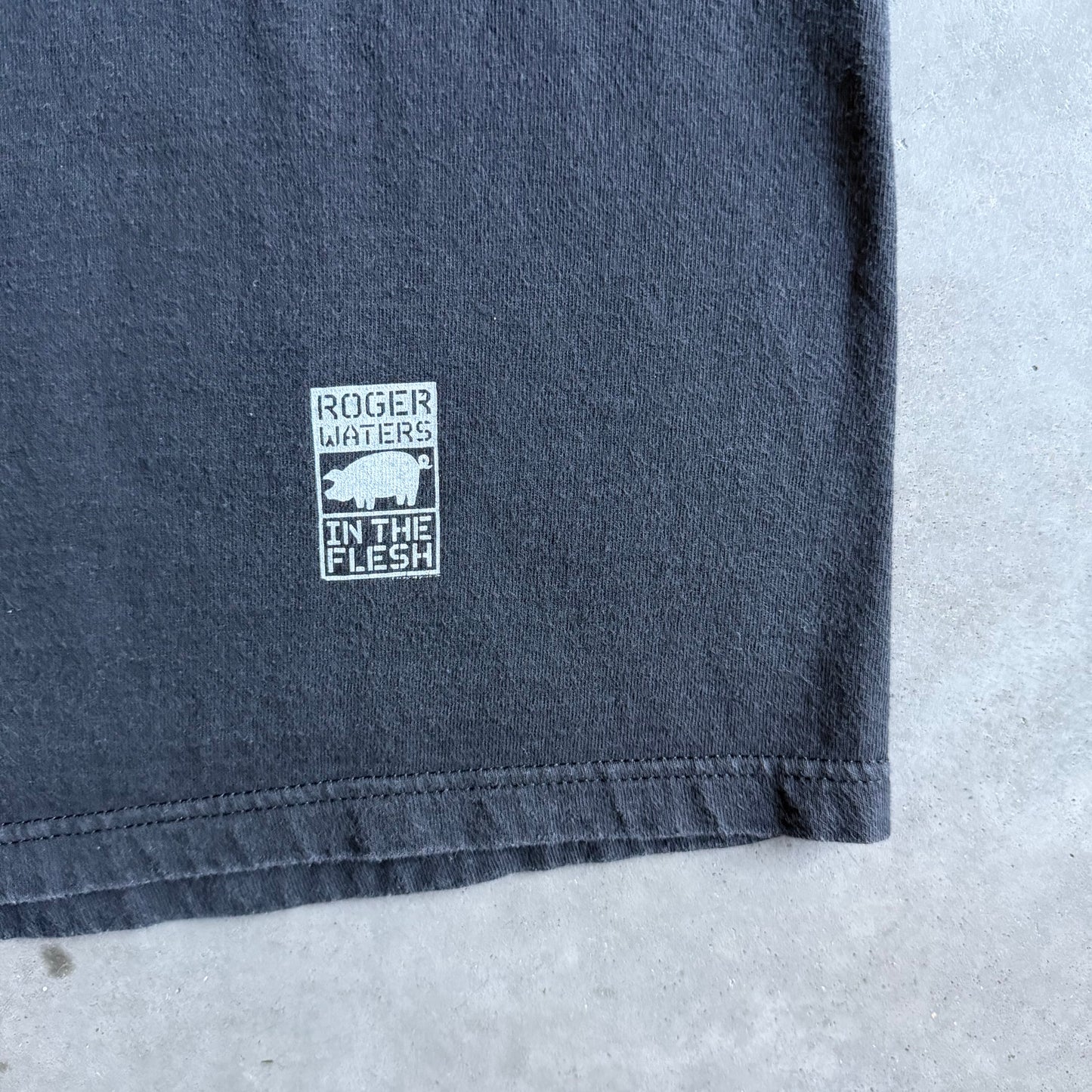 Vintage Roger Waters In The Flesh Pink Floyd Box Logo T Shirt