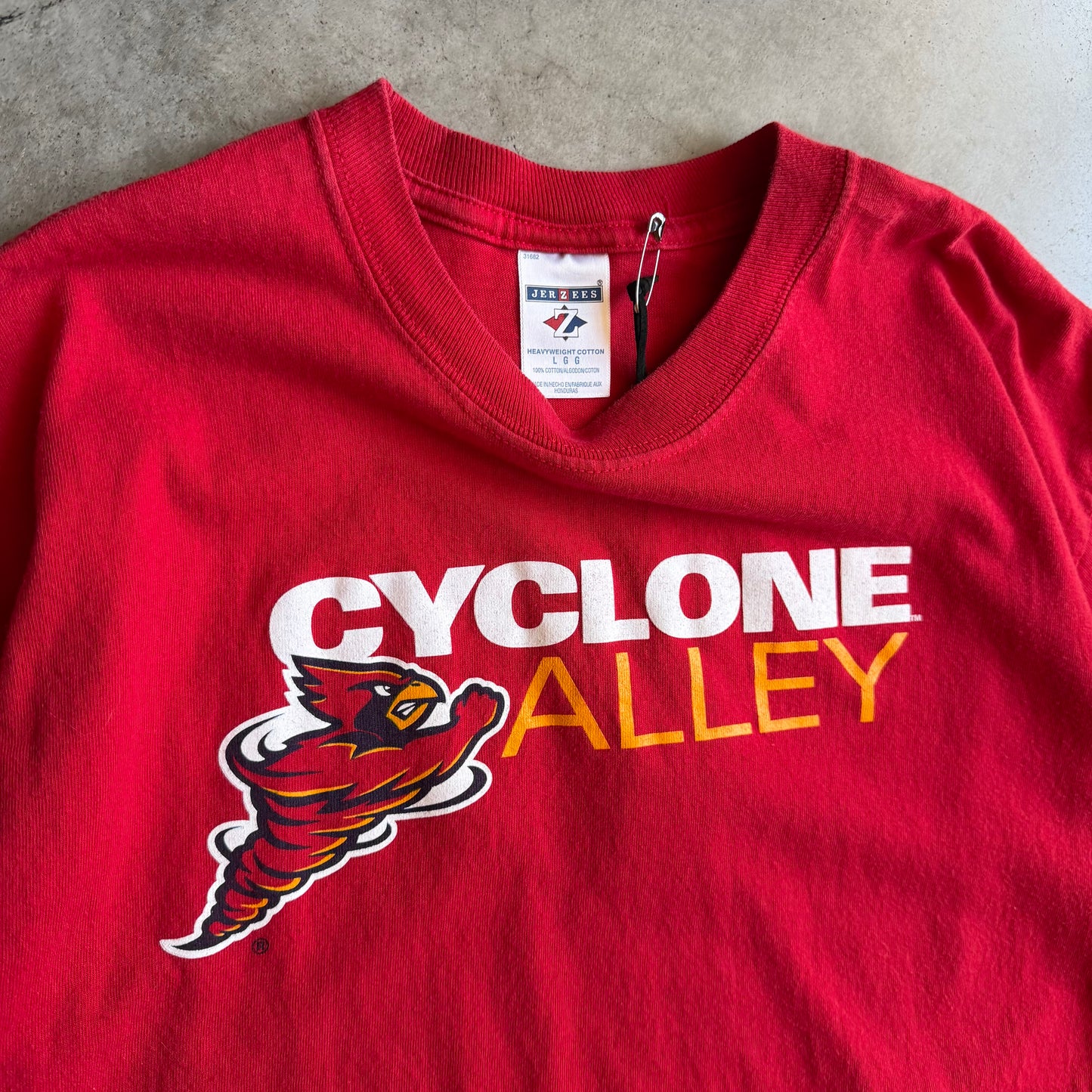 Y2K Iowa Cyclones “Cyclones Alley” Red Tee