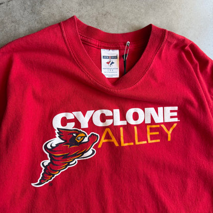 Y2K Iowa Cyclones “Cyclones Alley” Red Tee