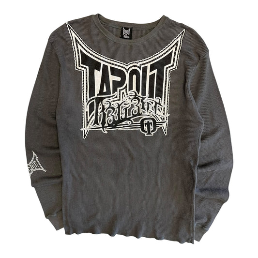 Y2K Tapout Grey Thermal L/S Shirt