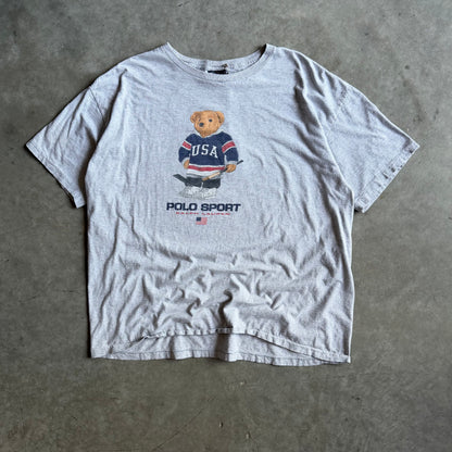 Polo Sport Ralph Lauren Hockey Bear Gray Tee